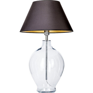 Lampa stołowa szklana Capri Czarna marki 4Concept