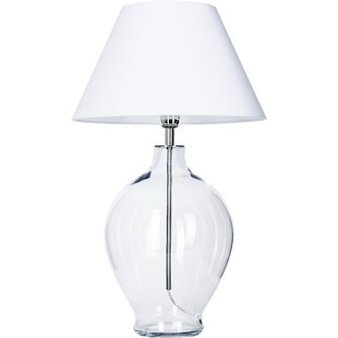 Lampa stołowa szklana Capri Biała marki 4Concept