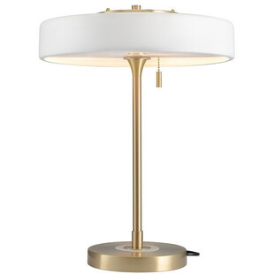 Lampa stołowa designerska Artdeco biało-złota marki Step Into Design