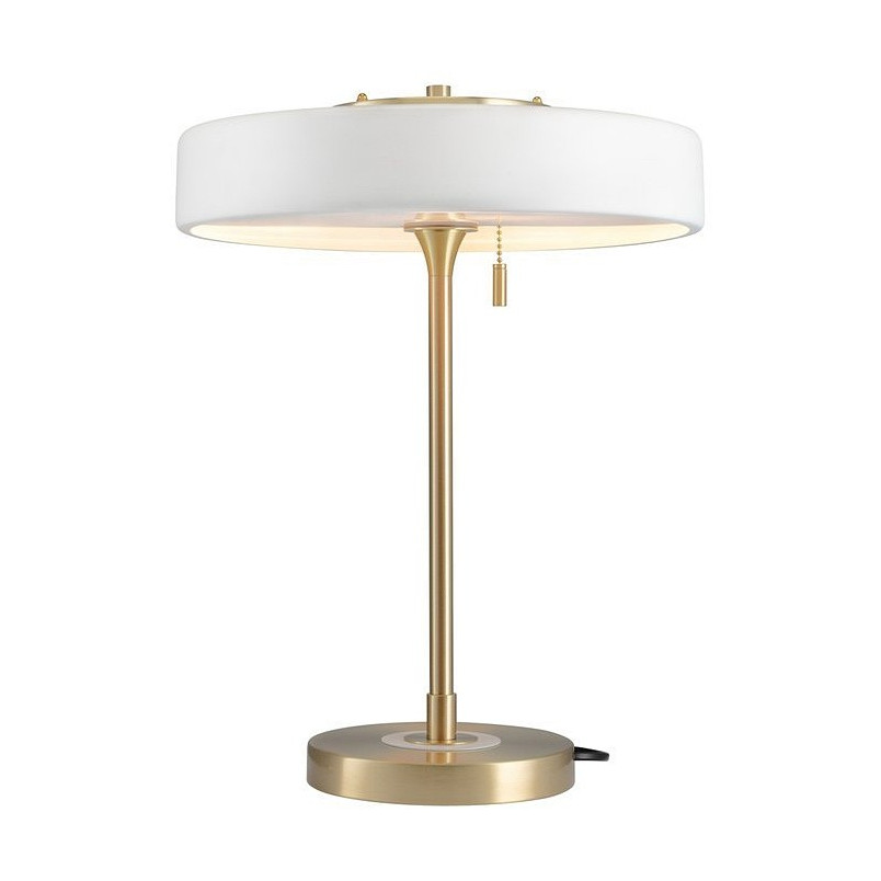 Lampa stołowa designerska Artdeco biało-złota marki Step Into Design