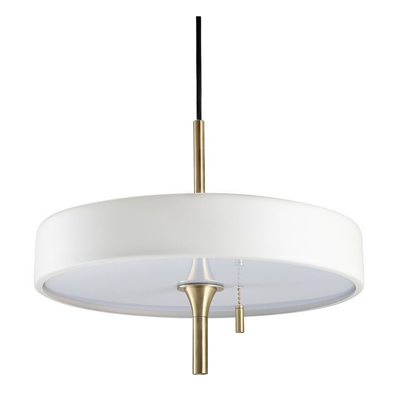 Lampa wisząca designerska Artdeco 35 biało-złota step Into Design