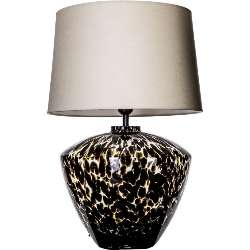 Lampa stołowa szklana glamour Ravenna Beżowa marki 4Concept