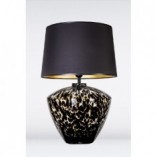 Lampa stołowa szklana glamour Ravenna Czarna marki 4Concept