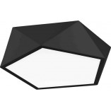 Plafon geometryczny Starius 40 czarny