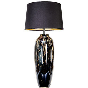 Lampa stołowa szklana Granada Czarna marki 4Concept