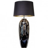 Lampa stołowa szklana Granada Czarna marki 4Concept