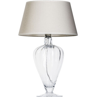 Lampa stołowa szklana Bristol Beżowa marki 4Concept