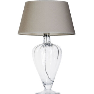 Lampa stołowa szklana Bristol Szara marki 4Concept