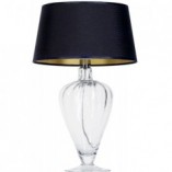 Lampa stołowa szklana Bristol Czarna marki 4Concept