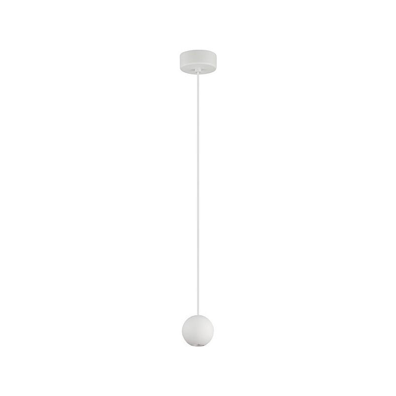 Lampa wisząca kula Besar LED biała