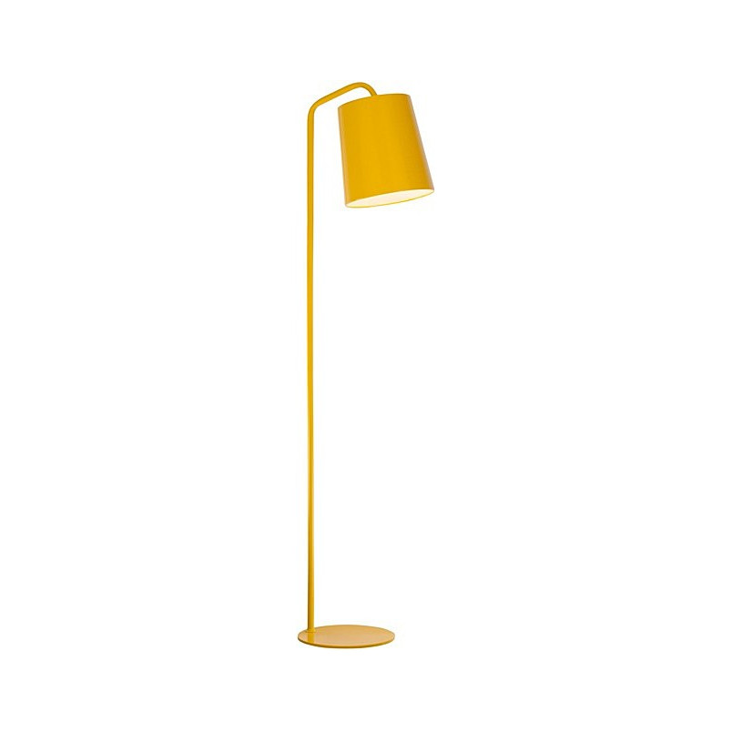 Lampa podłogowa loft Simple żółta