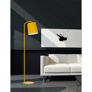 Lampa podłogowa loft Simple żółta