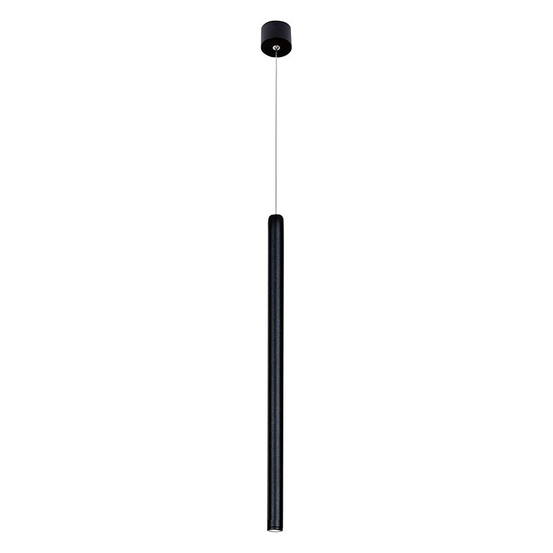 Lampa wisząca tuba minimalistyczna Fine LED czarny mat