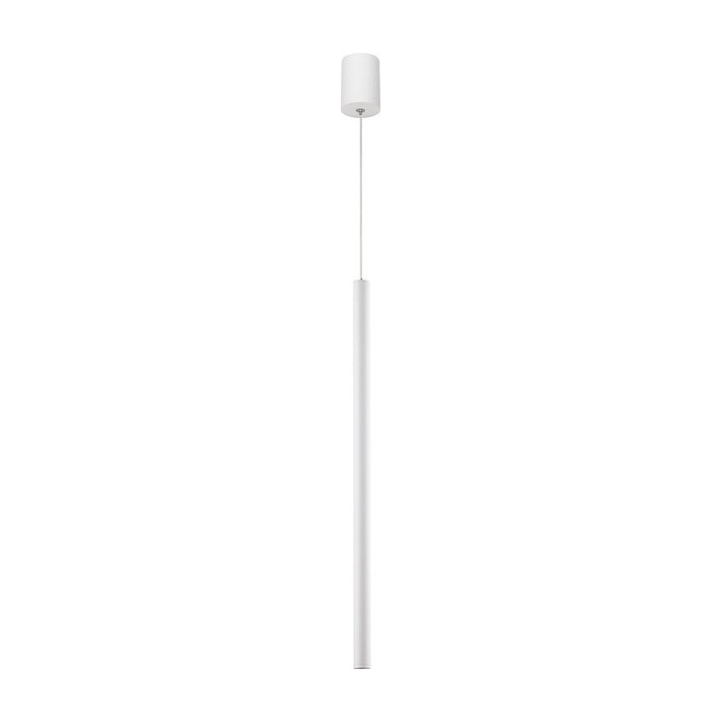 Lampa wisząca tuba minimalistyczna Fine LED biały mat