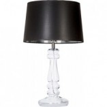 Lampa stołowa szklana glamour Petit Trianon Czarna marki 4Concept