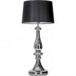 Lampa stołowa szklana glamour Petit Trianon Platinum Czarna marki 4Concept