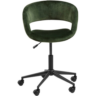 Krzesło biurowe welurowe Grace VIC zielone marki Actona
