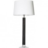 Lampa stołowa szklana Fjord Black Biała marki 4Concept