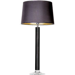 Lampa stołowa szklana Fjord Black Czarna marki 4Concept