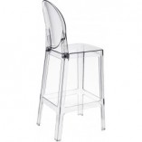 Krzesło barowe przezroczyste Viki 75cm marki D2.Design