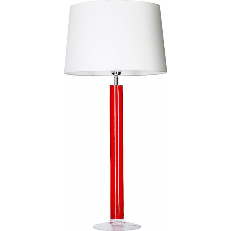 Lampa stołowa szklana Fjord Red Biała marki 4Concept