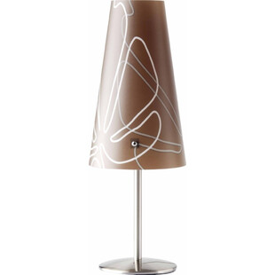 Lampa stołowa klasyczna Isi Ciemna Brązowa marki Brilliant