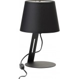 Lampa stołowa/nocna z abażurem Gracia czarna marki TK Lighting