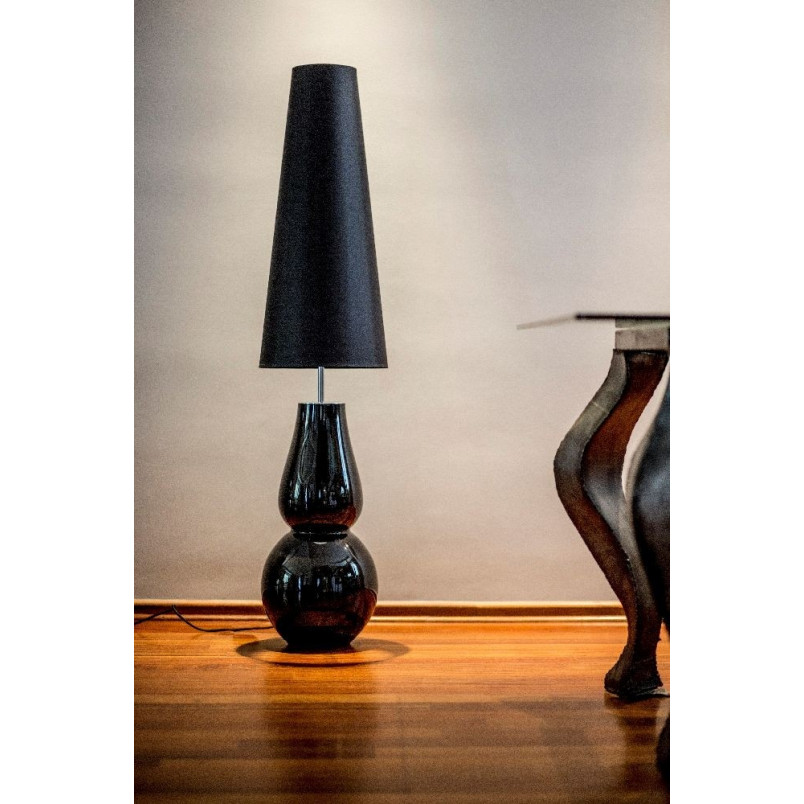 Lampa stołowa szklana Milano Black Czarna marki 4Concept