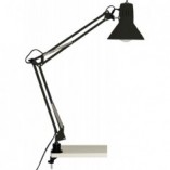 Lampa biurkowa z uchwytem Hobby Czarna marki Brilliant
