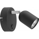 Kinkiet ścienny z włącznikiem Top czarny marki TK Lighting