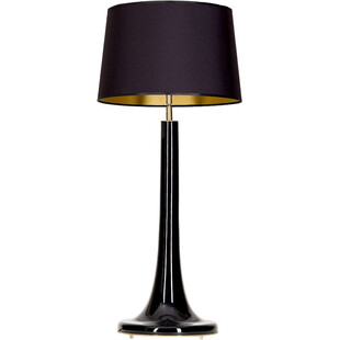 Lampa stołowa szklana Lozanna Black Czarna marki 4Concept
