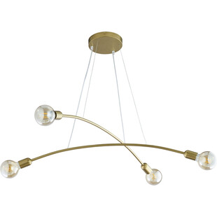 Lampa wiszące "żarówki" Helix IV złota marki TK Lighting