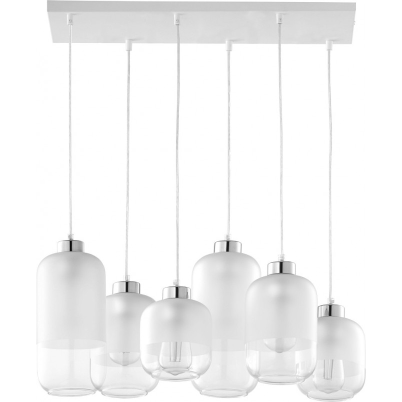 Lampa wisząca szklana 5 punktowa Marco 65 biała marki TK Lighting