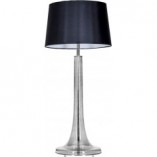 Lampa stołowa szklana Lozanna Transparent Black Czarna marki 4Concept