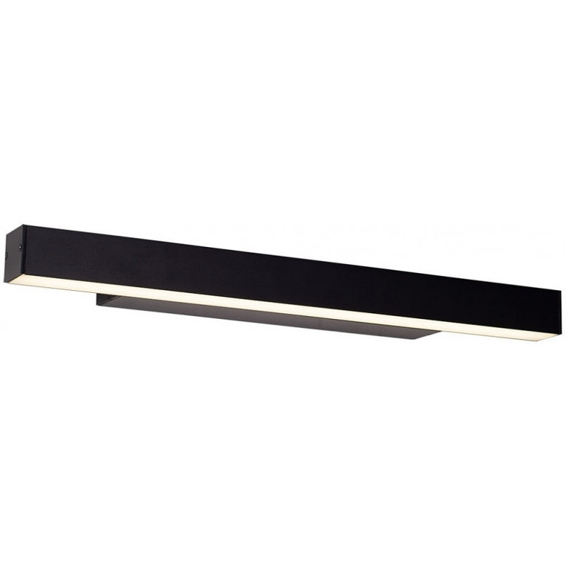 Kinkiet łazienkowy podłużny ściemnialny Linear 57 LED czarny marki MaxLight