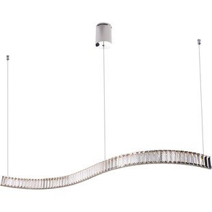 Lampa wisząca podłużna glamour Saphir 144 LED chrom marki MaxLight
