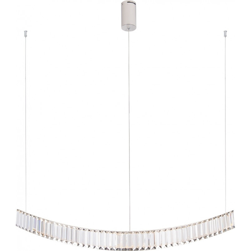Lampa wisząca podłużna glamour Saphir 100 LED chrom marki MaxLight
