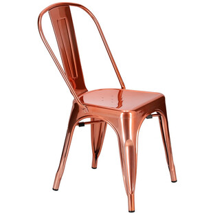 Miedziane krzesło designerskie Paris marki D2.Design