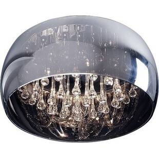 Plafon okrągły glamour z kryształkami Crystal 50 Chrom marki ZumaLine