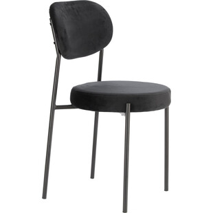 Krzesło welurowe Camile Velvet czarne marki Intesi