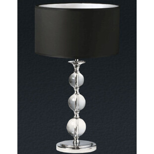 Lampa stołowa glamour z abażurem Rea 36 Czarna marki ZumaLine