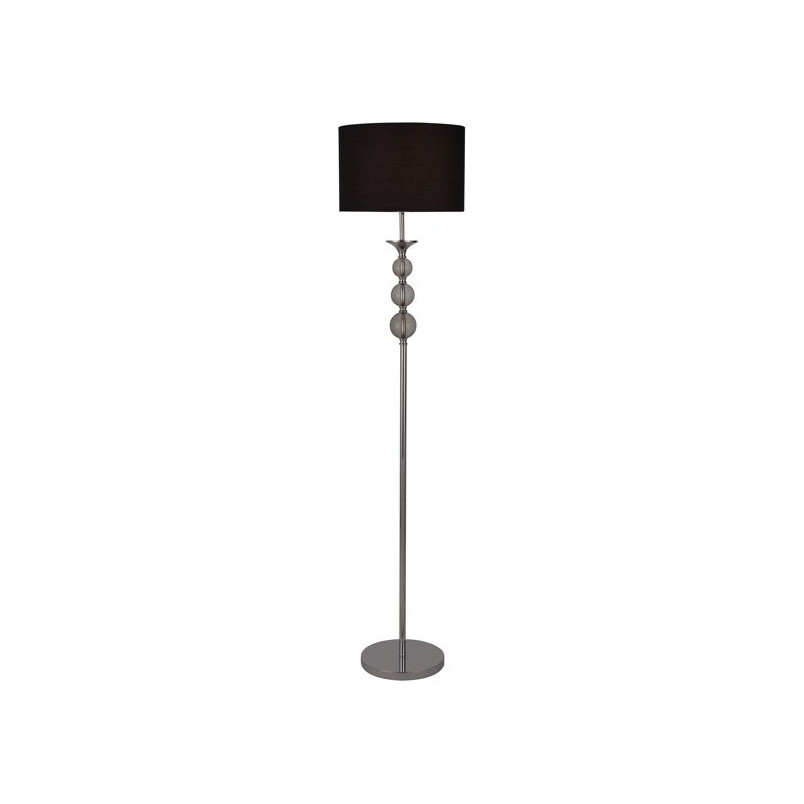 Lampa podłogowa z abażurem glamour Rea 40 Czarna marki ZumaLine