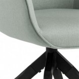 Krzesło obrotowe tapicerowane Aura jasne szare marki Actona