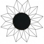 Lustro ścienne dekoracyjne Volant 50 czarne marki Intesi