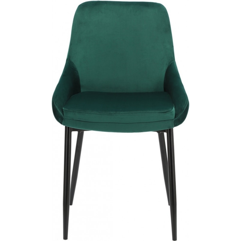 Krzesło welurowe Floyd Velvet zielone marki Intesi