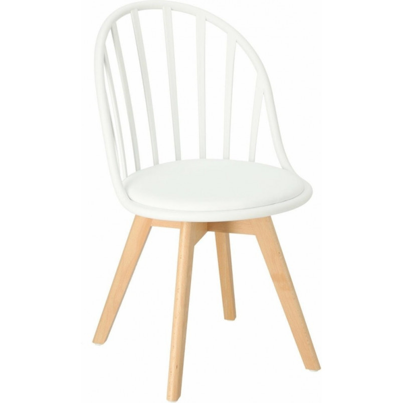 Krzesło ażurowe z tworzywa Sirena białe marki Intesi