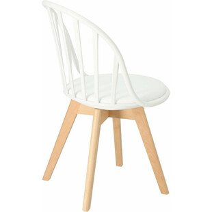 Krzesło ażurowe z tworzywa Sirena białe marki Intesi