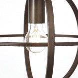 Lampa wisząca industrialne kule Basia 105 czarna stal marki Brilliant
