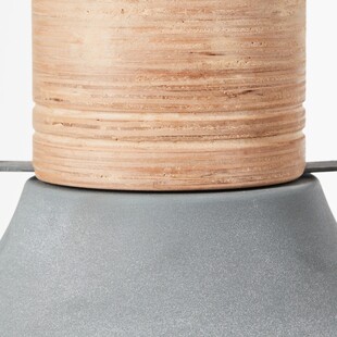 Lampa wisząca industrialna Emma 47 betonowy szary marki Brilliant