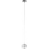 Lampa wisząca szklana nowoczesna Rafa LED 11 chrom/szkło dymione marki Brilliant